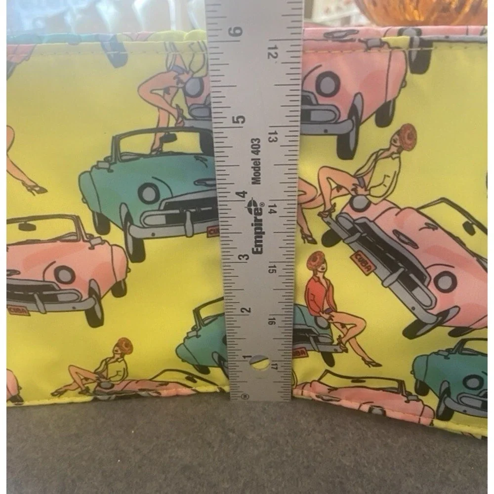 Retro Go Sac Vintage Cars 50s Pin-up Girl Cars Crossbody Shoulder Bag Purse Tote